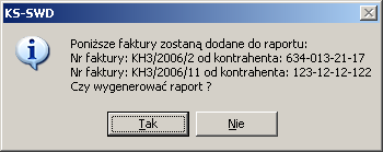 WYDZIAŁ SYSTEMÓW SŁUŻBY ZDROWIA ZAKŁAD INFORMATYZACJI NFZ RAPORTY FAKTUR ZAKUPU LEKÓW W programie istnieje możliwość generowania raportów zawierających faktury dotyczące zakupu leków do chemioterapii.