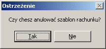 WYDZIAŁ SYSTEMÓW SŁUŻBY ZDROWIA ZAKŁAD INFORMATYZACJI NFZ Rysunek 158Okno przeglądanie utworzonego rachunku W prawym, górnym rogu znajduje się informacja o szablonie, na podstawie którego utworzono