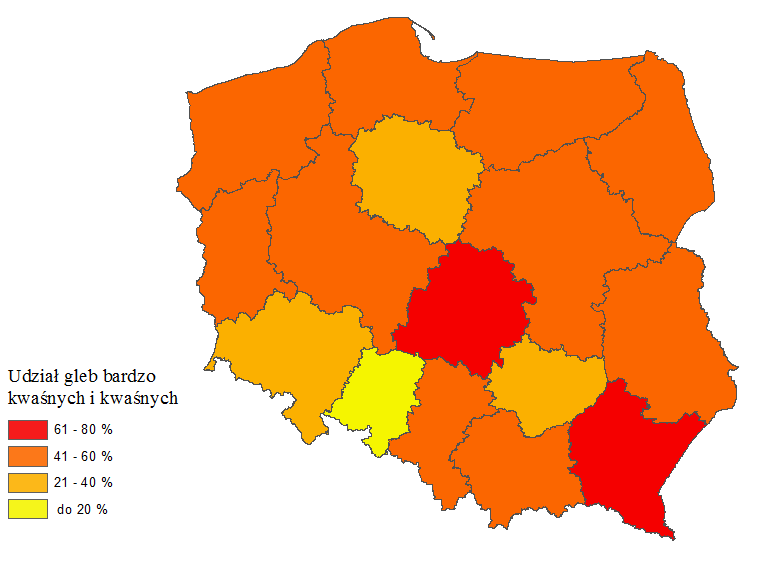 zmniejszenia stopnia wykorzystania nawozów azotowych, fosforowych i potasowych, prowadzi do wzrostu ilości biogenów w wodach gruntowych i powierzchniowych, przyczyniania się do degradacji struktury