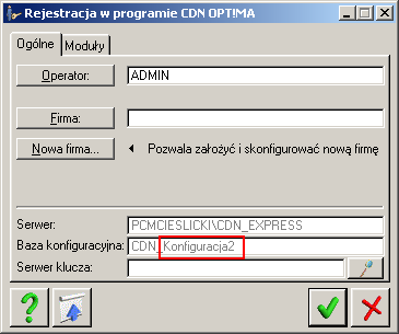 Str. 18 CDN Pulpit MenadŜera v. 14.1 3. Konfiguracja CDN Pulpit MenadŜera po stronie CDN OPT!MA 3.1. Firma nie jest Biurem Rachunkowym 1. W systemie CDN OPT!