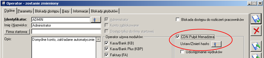 Podręcznik UŜytkownika systemu CDN OPT!MA Str.