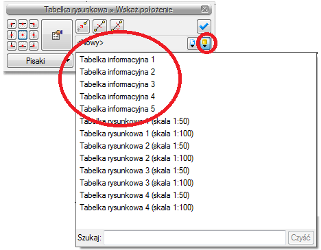 4.3.6 WSTAW TABELĘ INFORMACYJNĄ Tabela informacyjna zawiera informacje o projekcie i budynku.