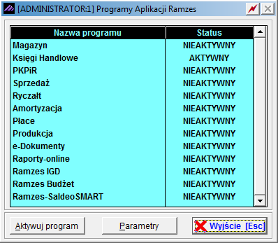 14 Zapis wprowadzonych danych i utworzenie bazy dla firmy następuje po wybraniu klawisza lub przycisku.