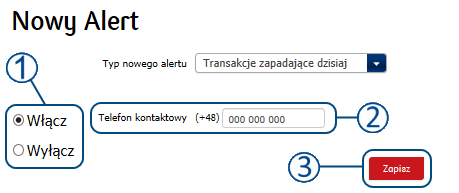 Data obowiązywania alertu należy wskazać datę, wraz z którą alert przestanie obowiązywać.