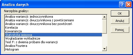 Autor: Piwczyński Dariusz 15 Analiza danych To mechanizm zawierający szereg narzędzi statystycznych, w dużej mierze zaawansowanych. Uwaga!