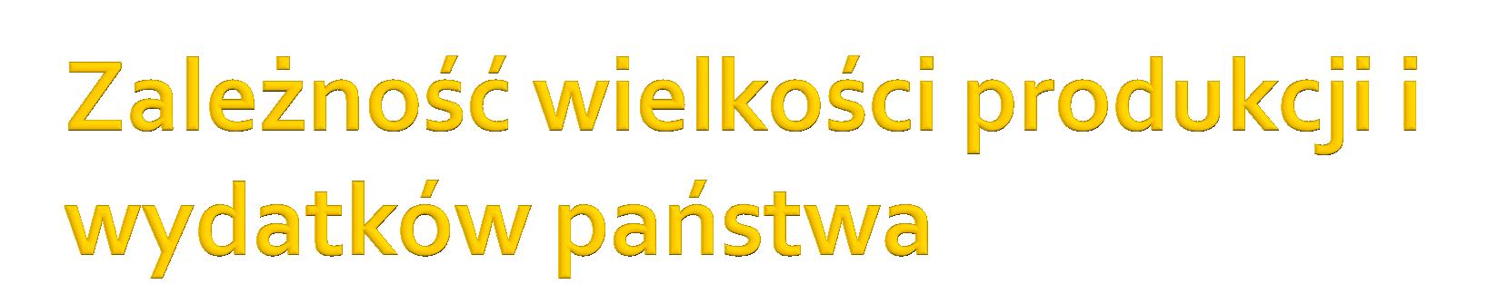 Wzrost G prowadzi do zwiększenia produkcji zapewniającej równowagę. Przy danej stopie podatkowej wpływy podatkowe rosną.