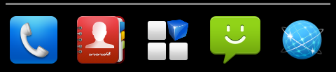 Dodawanie skrótów do Folderu 1. Dotknij i przytrzymaj skrót przeciągając go na ikonę folderu. 2. Zwolnij skrót a zostanie dodany do folderu. Usuwanie skrótów z Folderu 1.