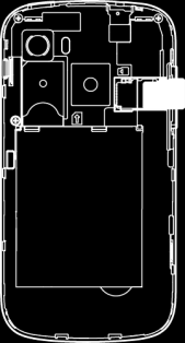 3. Trzymając kartę pamięci microsd metalowymi