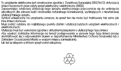 Producent zastrzega prawo do wprowadzania zmian technicznych nie wpływających na istotne własności urządzenia oraz nie ponosi