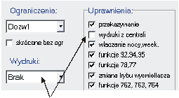 PROGRES 40 Tryb CTI zostanie w³¹czony automatycznie, gdy zaznaczy siê conajmniej jedno pole komend CTI i przeœle siê tak¹ zmianê do centrali.