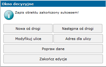 4.4.4. Wprowadzenie obiektu wieloodcinkowego Aby wprowadzić obiekt wieloodcinkowy należy z panelu BAWL wybrać narzędzie Nowa oś drogi.