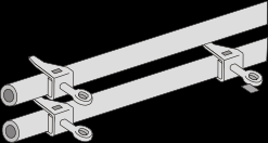 5 cm 10 cm Takt I Takt II i dalsze Ściąg przelotowy Dźwigar ceowy Płyta standardowa Rura o 48,3 x 3,6 Zacisk pojedynczy Śruba ściągu Zacisk pojedynczy Deskowanie wspinające ścian prostych I.