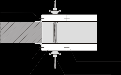 Nr Artykułu Wymiary w [cm] m 2 Masa [kg] Zewnętrzny kątownik narożny Umożliwia połączenie STAL- Form ustawionych prostopadle.