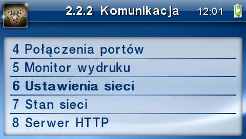 Jeżeli drukarka podłączona jest bezpośrednio do komputera należy ręcznie ustawić adresy IP. Należy pamiętać żeby adres IP komputera oraz adres IP drukarki znajdowały się w tej samej sieci np.