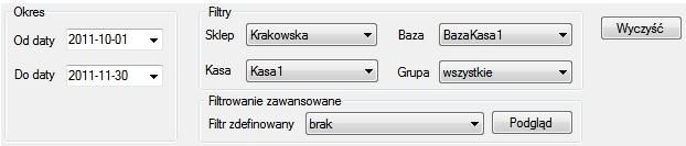 Funkcje raportów są dostępne w panelu nawigacji oraz w grupie Raporty w menu głównym.