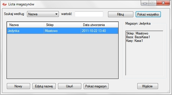 Strona43 MAGAZYNY Funkcja kontroli stanów magazynowych jest dostępna dla użytkowników programu, którzy posiadają licencję na dodatkowy moduł Magazyn.