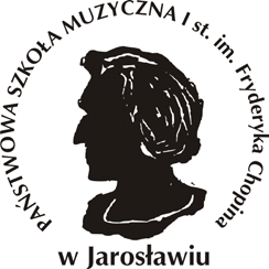 KONTAKT Państwowa Szkoła Muzyczna I stopnia im. Fryderyka Chopina w Jarosławiu ul. Czesławy Puzon ps. Baśka 3, 37-500 Jarosław tel. 16 621 63 69 email: psm@jaroslaw.