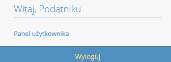 Panel podatnika Gdy logujemy się do systemu po raz pierwszy lub w przypadku zaginięcia hasła należy kliknąć odnośnik, następnie w formularzu wpisać swój numer identyfikacji podatkowej NIP oraz