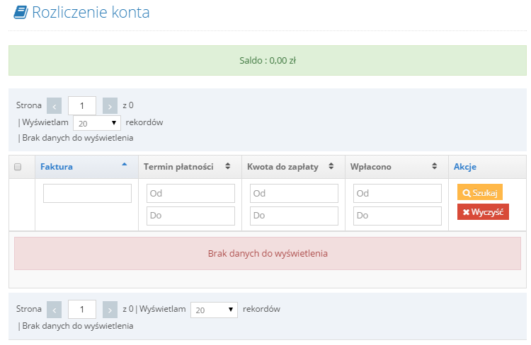 6 Podatki Instrukcja Użytkownika Moduł umożliwia podgląd zobowiązań podatkowych zarejestrowanego podatnika, który ma możliwość sprawdzenia swoich zobowiązań podatkowych po przez wybór miesiąca oraz