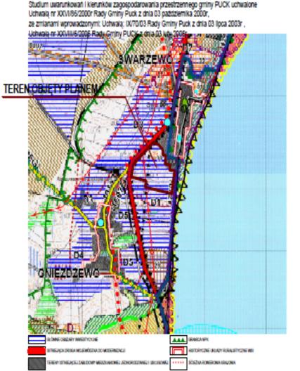 Rys. 2.22. MPZP fragmentu wsi Swarzewo z 2009 r.