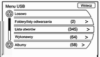 50 Podłączanie zewnętrznych odtwarzaczy audio Aby odtworzyć pliki z urządzenia USB: Po podłączeniu urządzenia USB odtwarzanie zaczyna się automatycznie.