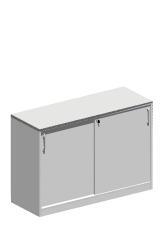 Panel montowany od spodniej strony biurka, na kątownikach metalowych, malowanych proszkowo na kolor aluminium. Panel powinien licować się z nogami biurka montowany w przestrzeni pomiędzy nimi.