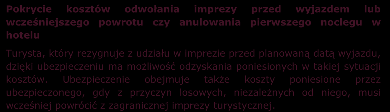 Pokrycie kosztów utraty lub opóźnienia dostarczenia bagażu podróżnego Firmy ubezpieczeniowe oferują ubezpieczenie bagażu podróżnego na wypadek jego utraty, zniszczenia i opóźnienia w dostarczeniu na