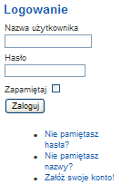 Strona 13 z 28 Rysunek 16. Pozostałe opcje można zostawić z wartościami domyślnymi lub pozmieniać je według uzna- nia. Gotowe pole logowania przedstawiono na rysunku 17. Rysunek 17.