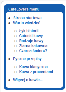 Strona 9 z 28 Rysunek 10. Rysunek 11. Ad 4. Moduł ścieżki powrotu to moduł usprawniający nawigację po tworzonym serwisie internetowym.