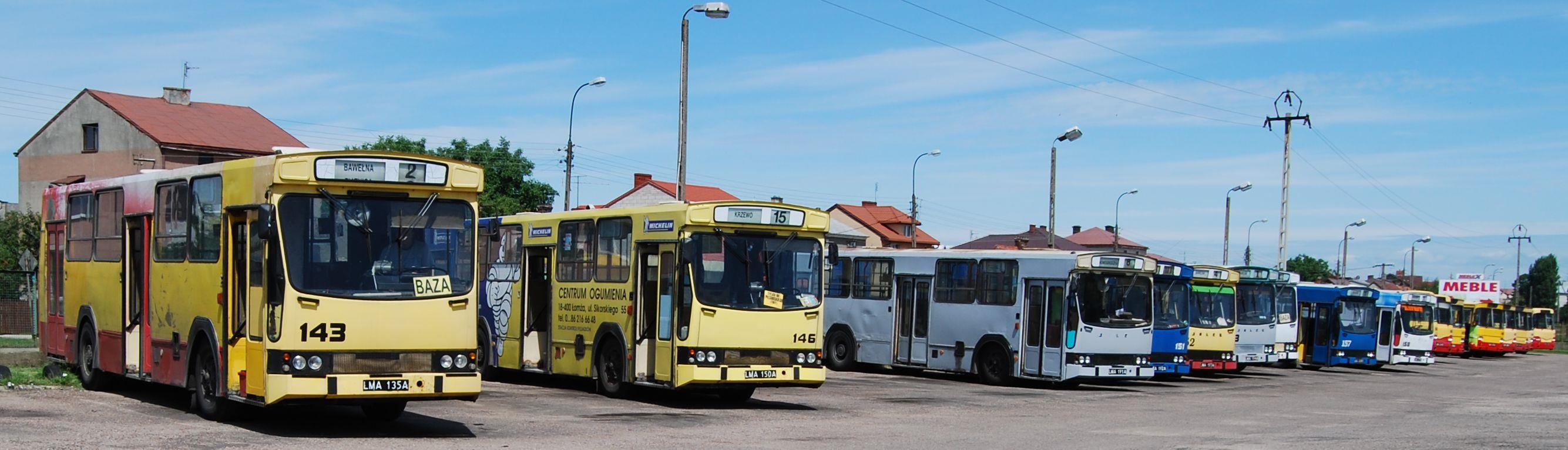 W latach 1990 1996 zakupy autobusów były śladowe, w latach 1997 1999 nie zakupiono żadnego autobusu.