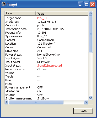 SANYO PJ Network Manager dla Windows Instrukcja obsługi str.