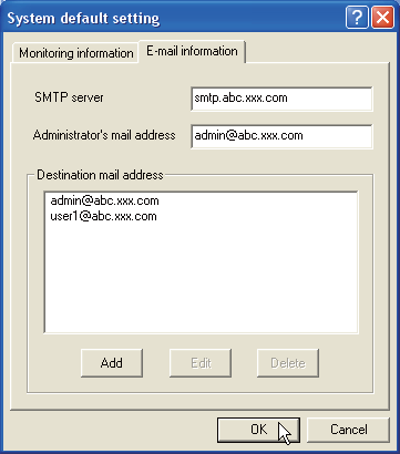 SANYO PJ Network Manager dla Windows Instrukcja obsługi str.