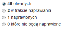 Rys. Komunikat o instytucjach przypisanych dla danego alertu (przykład z podstrony opole.naprawmyto.