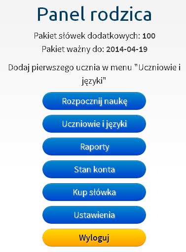 Na formularzu rejestracyjnym rodzic podaje swoje imię i nazwisko, adres email, wybiera hasło i zatwierdza przyciskiem "Załóż konto". 4.