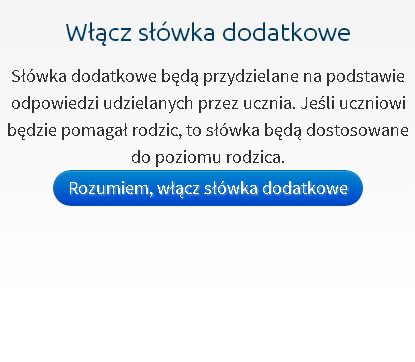 22. Rodzic - pakiet słówek dodatkowych Strona 19 Uczestnictwo w programie Insta.Ling dla Szkół i nauka słówek przydzielanych przez nauczyciela nie wymaga opłat. Głównym źródłem przychodu Insta.