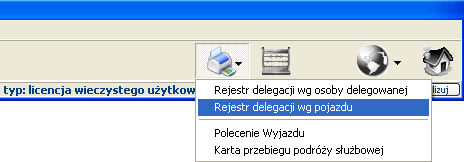 Raporty i Zestawienia: W systemie DelegacjeSQL dostępnych jest kilka, przydatnych raportów.