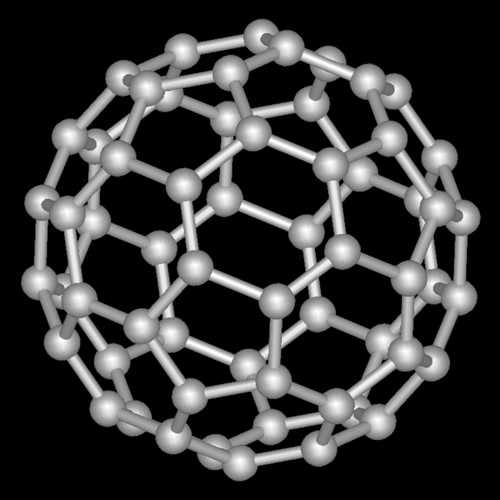 FULERENY To cząsteczki składające się z parzystej liczby atomów węgla, tworzące zamkniętą, pustą w środku