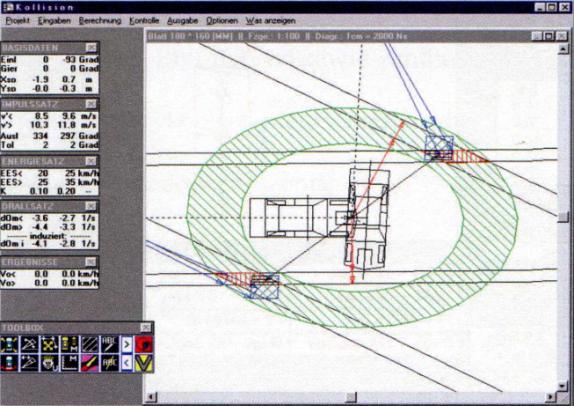 Program CRASH3 (Computer Reconstruction of Accident Speeds on the Highway, USA) W pierwotnej wersji program powstał jako procesor programu SMAC, służący do oszacowania prędkości zderzeniowych,