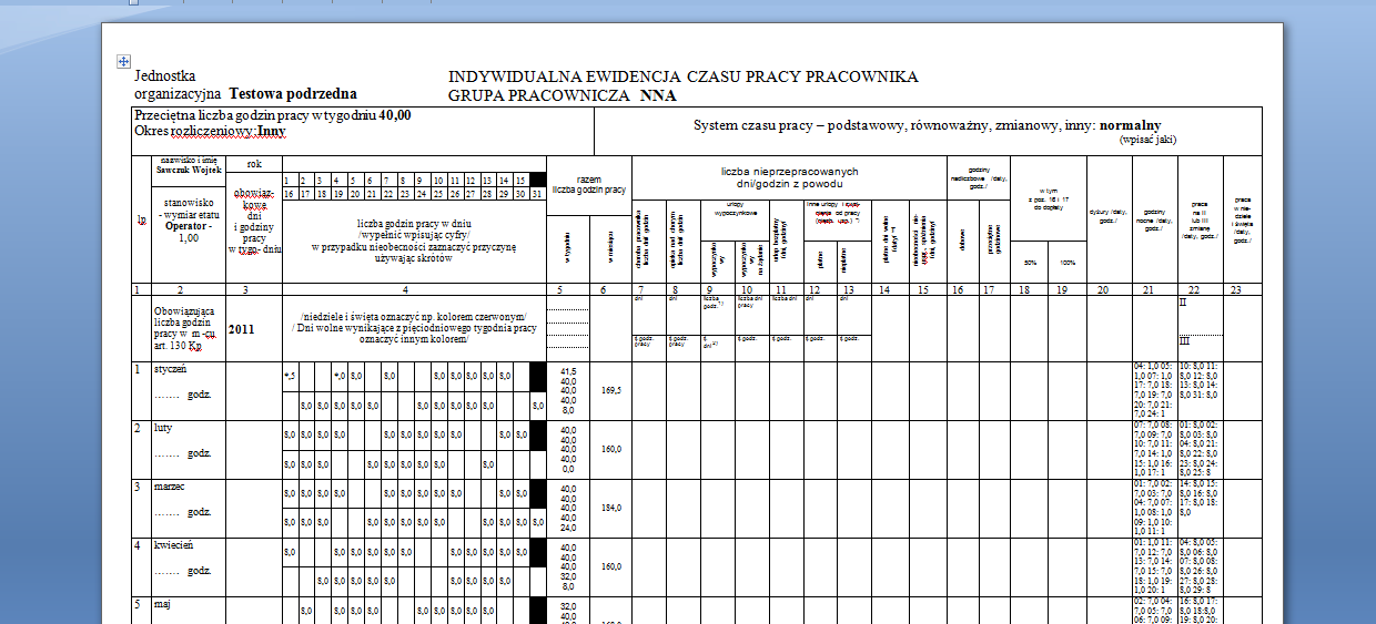 50. Kliknij przycisk. Raport- czas pracy na obiektach kosztowych SAP Easy Access 51.