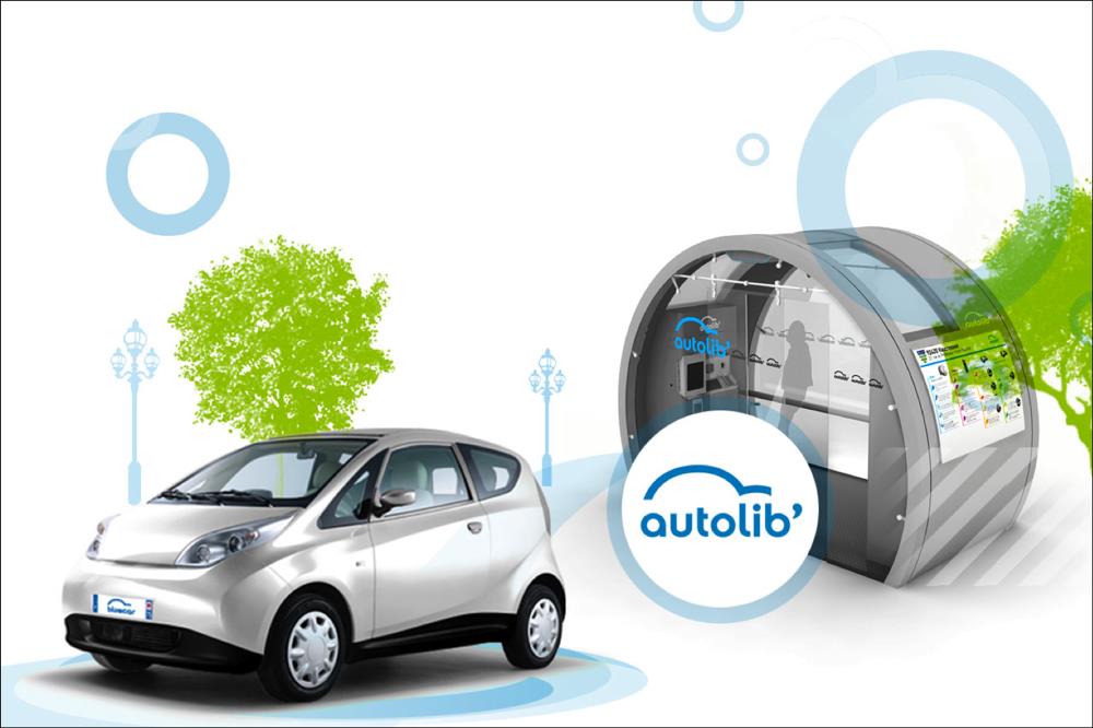 Systemy wsparcia car sharing poziom lokalny Autolib system aut elektrycznych w Paryżu ponad 3000 pojazdów elektrycznych blisko 1000 stacji ładowania (punktów wypożyczeń) 3.