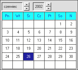 Należy odróżnić definiowany tu Kalendarz świąt i Dni wolnych, służący do Przełączania trybów pracy centrali od kalendarza używanego do taryfikacji połączeń BilCent Polecenie: Dodaj (datę) Aby dodać