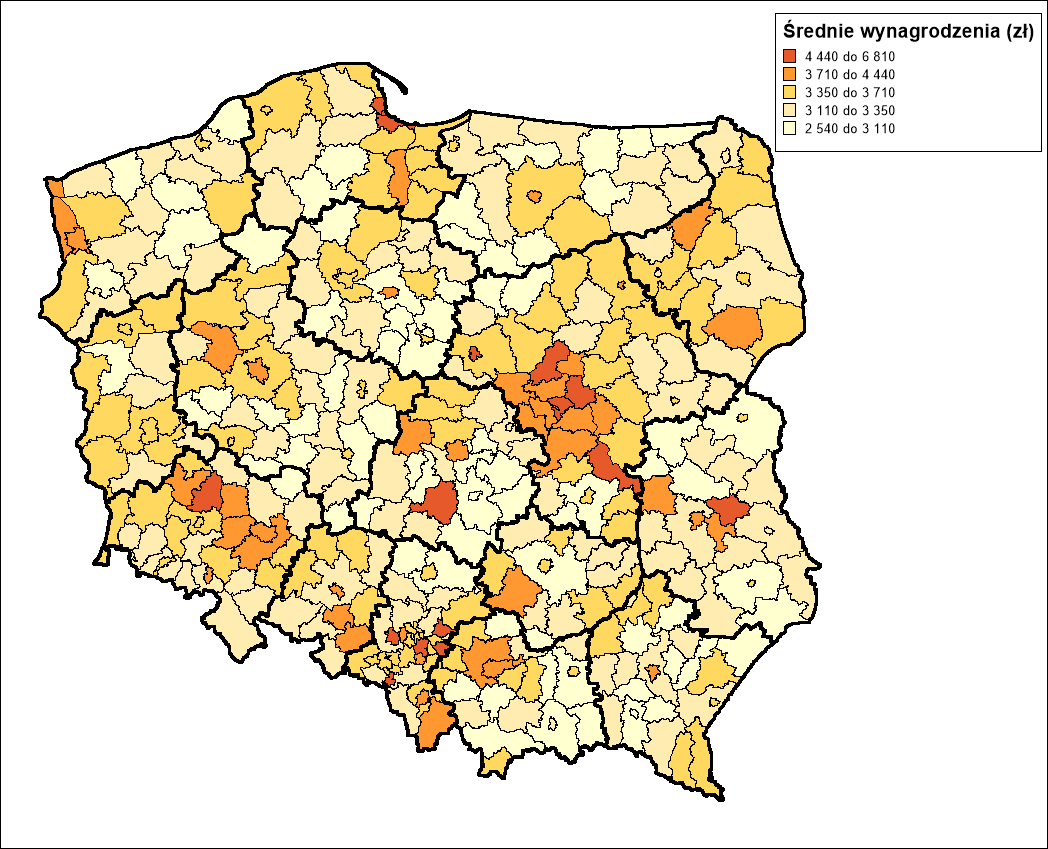 Średnie wynagrodzenia Źródło: