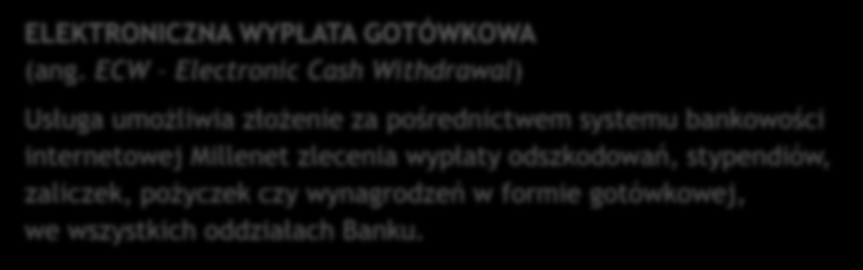 ELEKTRONICZNA WYPŁATA GOTÓWKOWA (ang.