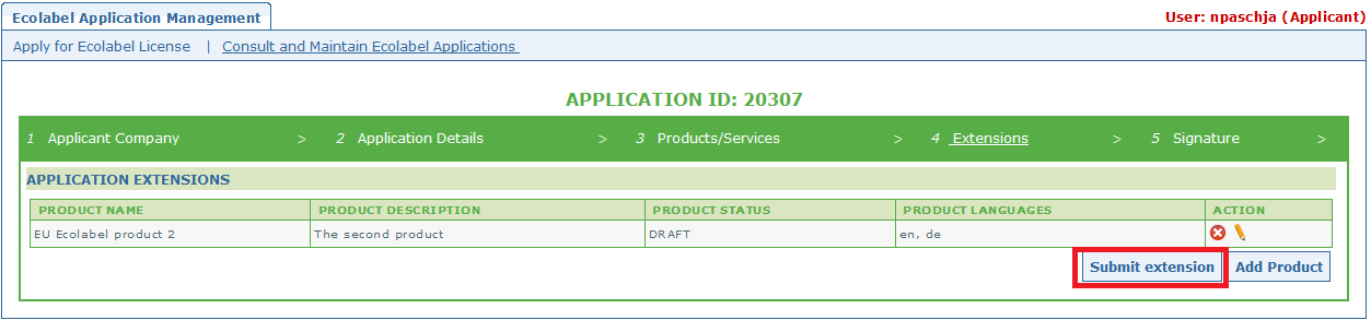 Pojawi się taki sam ekran, jak ekran opisany w rozdziale 2.3. Postępuj zgodnie z instrukcjami we wspomnianym rozdziale dotyczącymi dodawania nowych produktów do licencji.