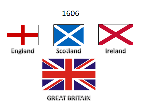 Po jej śmierci tron odziedziczył król Szkocji Jakub ( James VI of Scotland). Jakub I w 1606 połączył 3 flagi państw, których został królem w jedną i tak powstała flaga Wielkiej Brytanii.