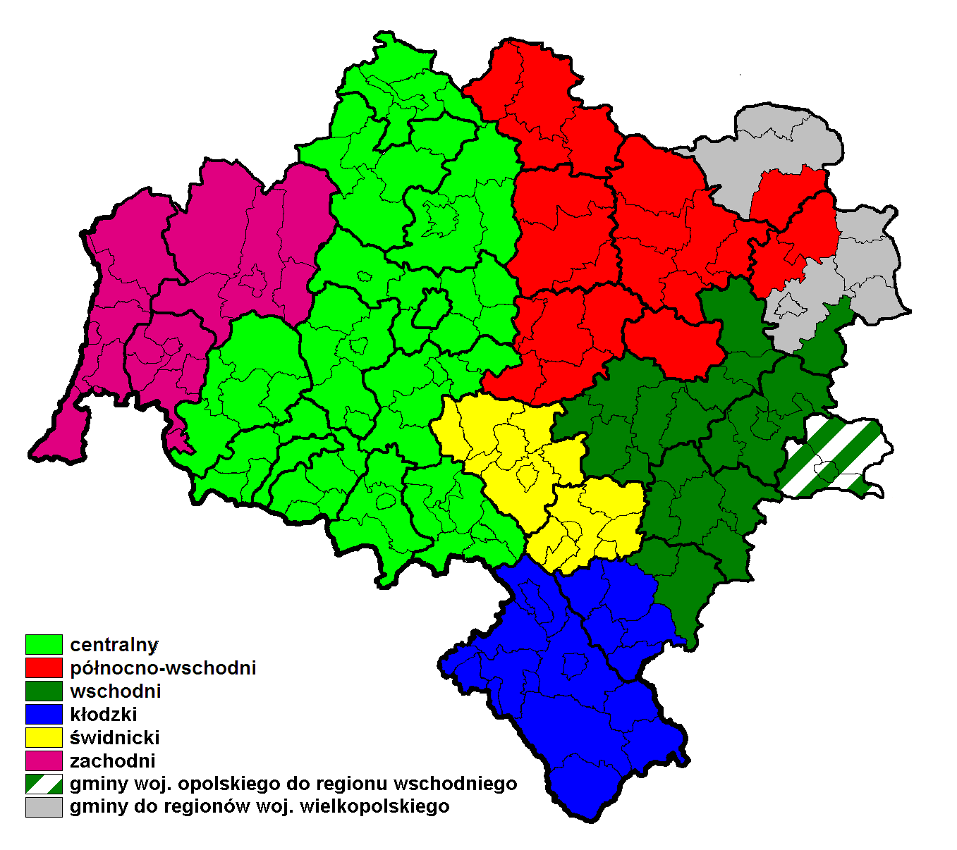 W aktualizacji określono główny ZZO tego obszaru jako obiekt przy ul. Rzeszotarskiej w Legnicy. W planie dla woj. dolnośląskiego określono takŝe wariant II, który został określony jako docelowy (rys.