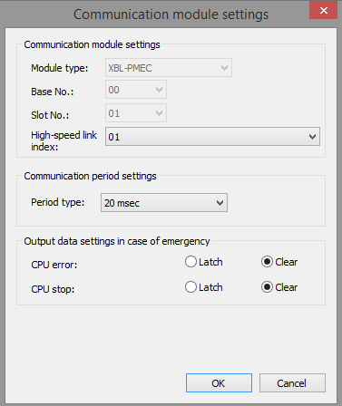 3.3 Utworzenie High-speed Link Communication Utworzyć i zdefiniować High-speed Link Communication można poprzez kliknięcie drugim przyciskiem myszy na sieci modułu Profibus DP master w programie