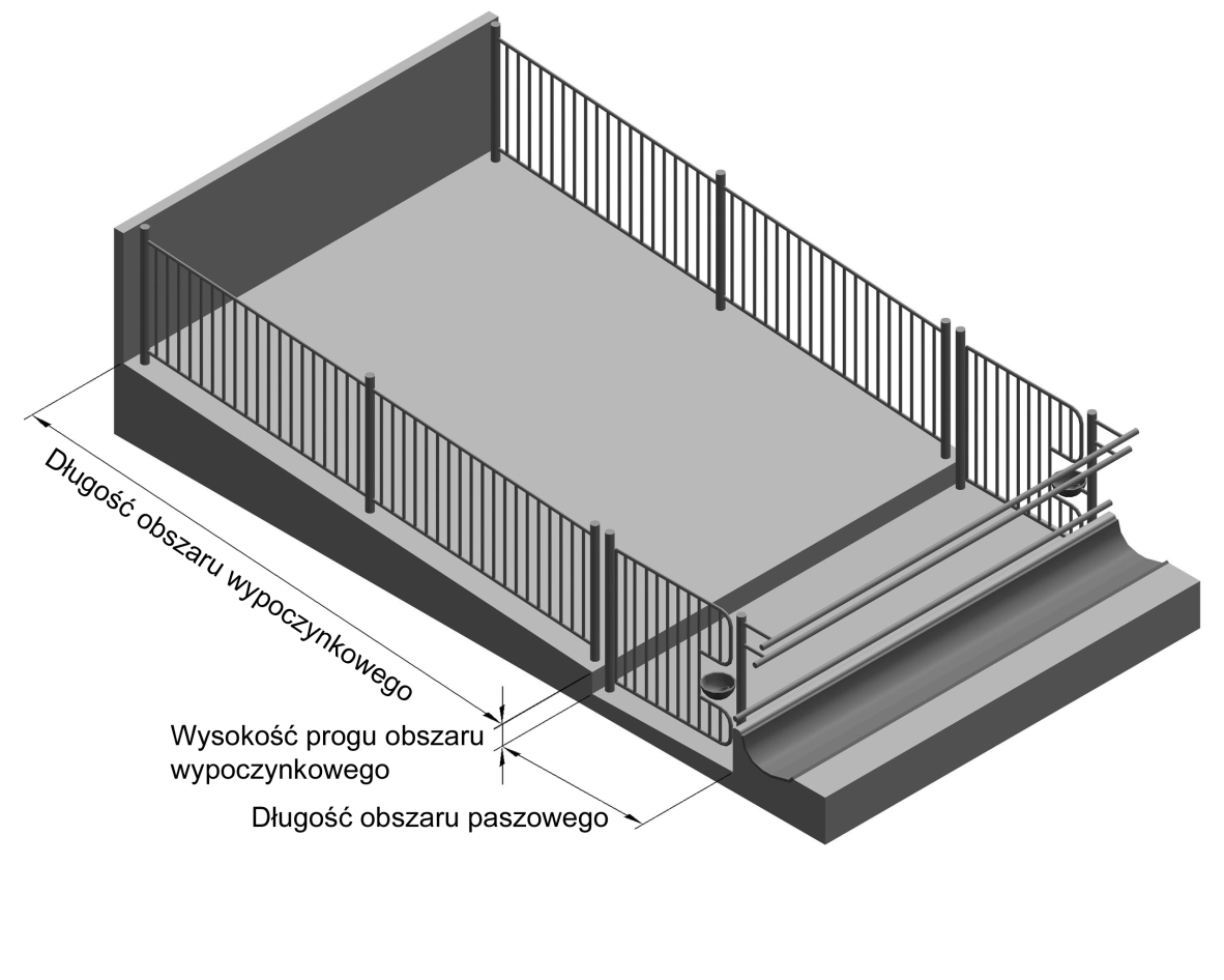 się warstwy ściółki przy jednoczesnym spełnieniu wymogów odnosnie obszaru wypoczynkowego i rozrzucania ściółki. Rys. 4.