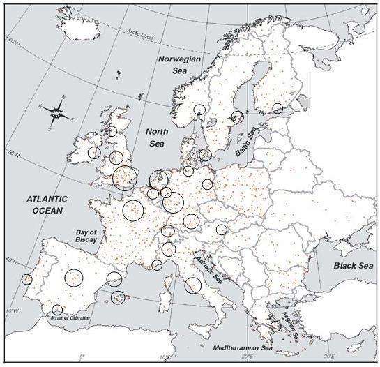 lotnisk w Europie 70 %