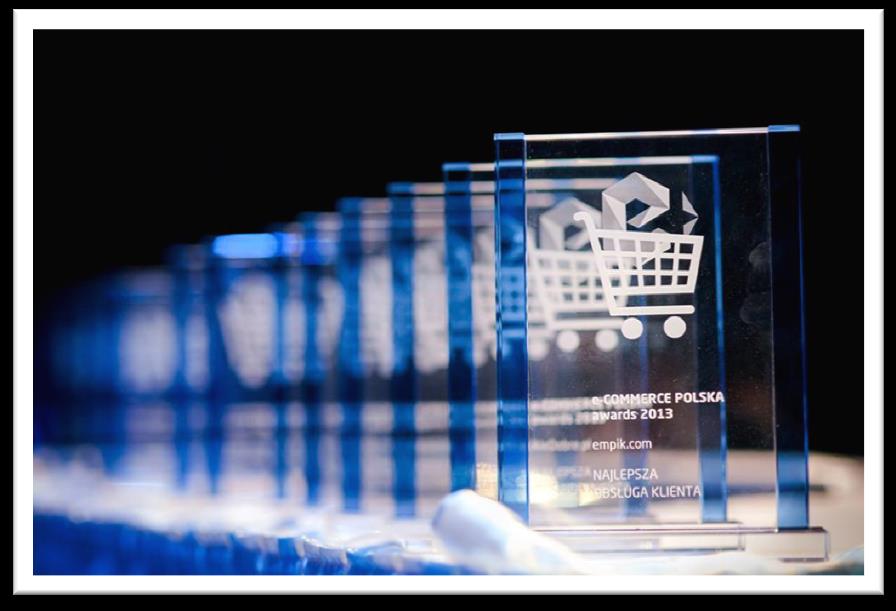 E-COMMERCE POLSKA AWARDS Druga edycja konkursu dla e-sklepów: e-commerce Polska awards 2013 Konkurs jest dedykowany dla e-sklepów: dużych, średnich, małych.